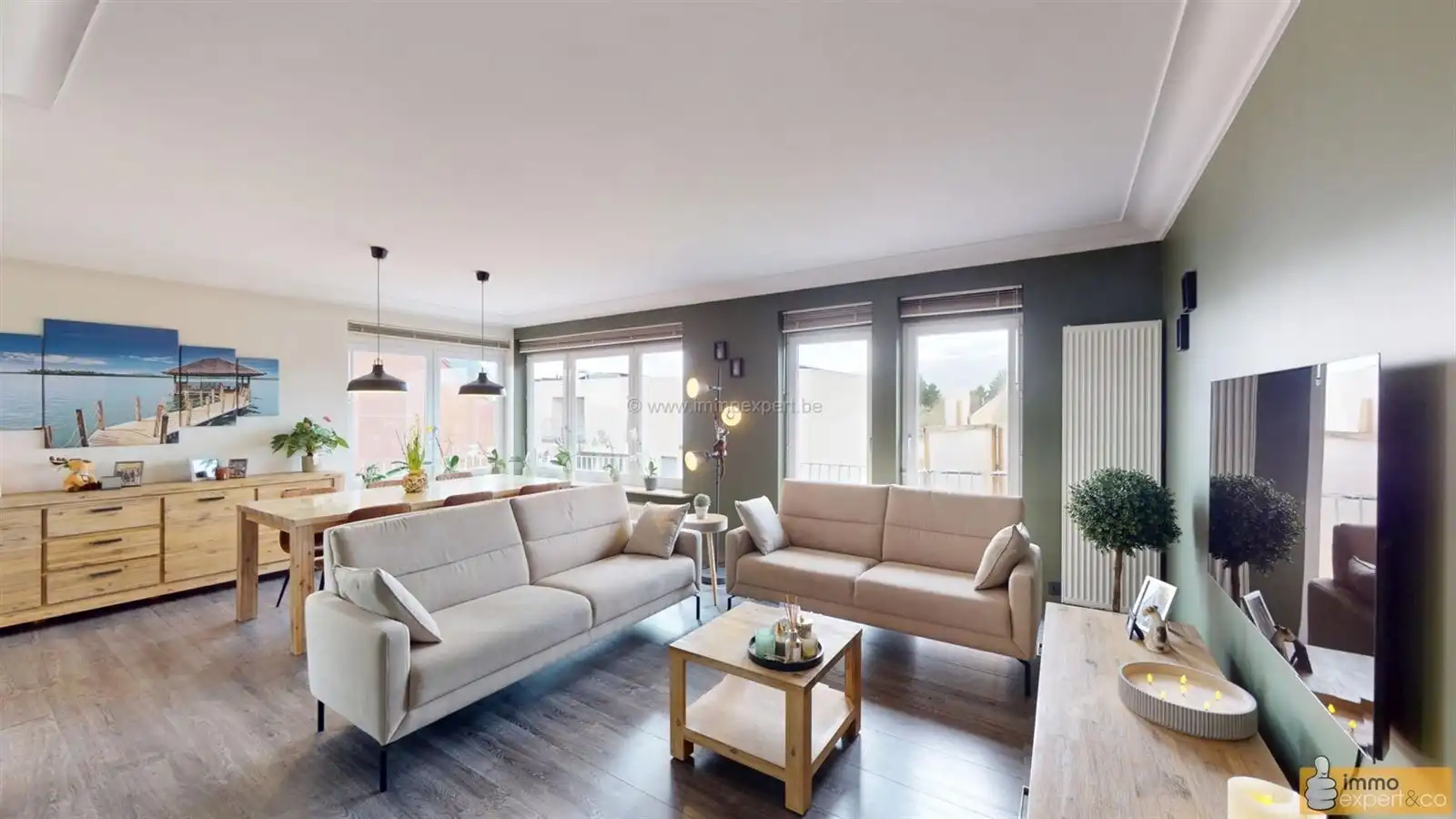 VLEZENBEEK: Instapklaar 2 slaapkamerapp. + garage + kelder foto 8