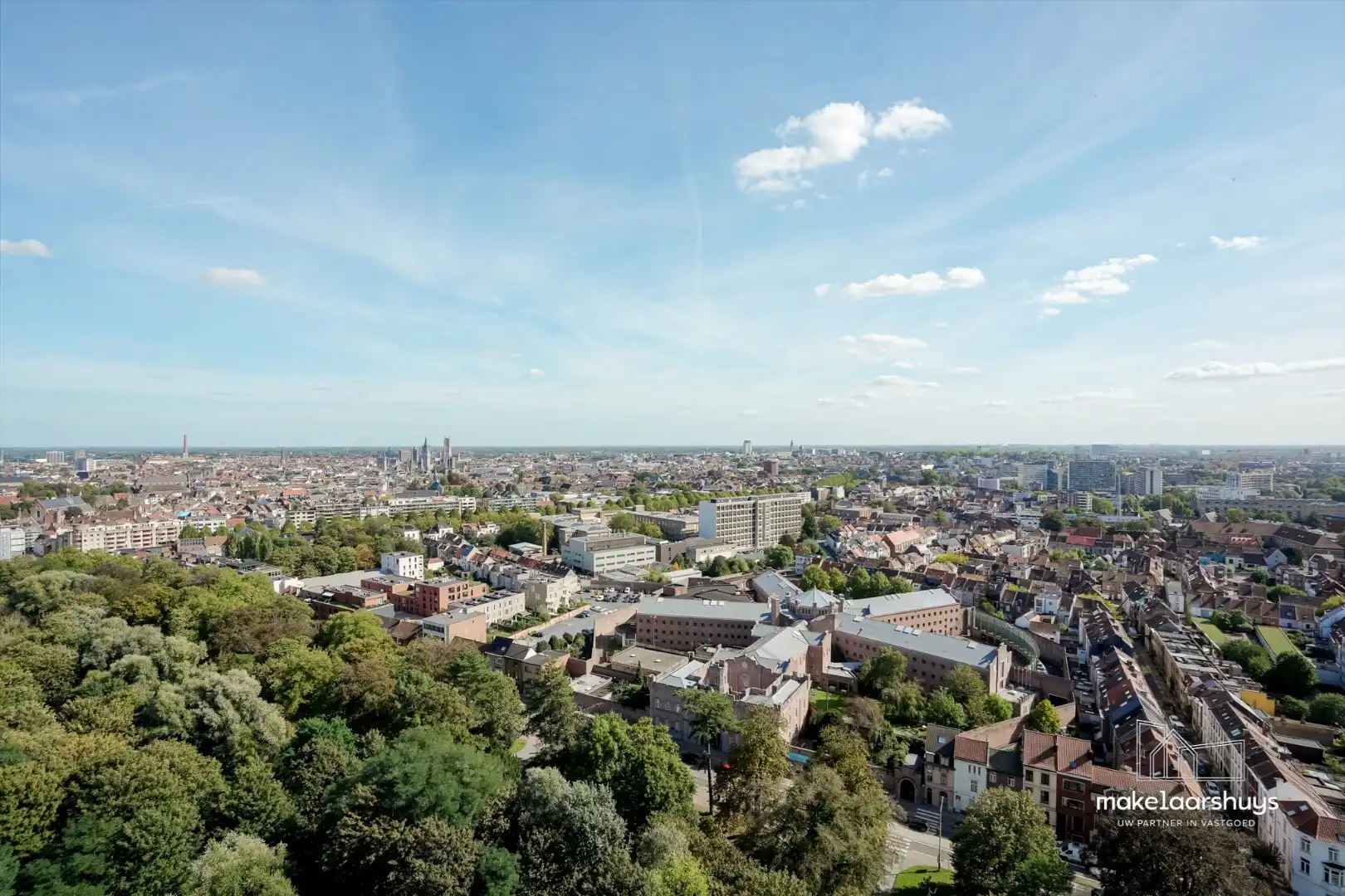 Ruim 1-slpk.app met panoramisch uitzicht over Gent  foto 13