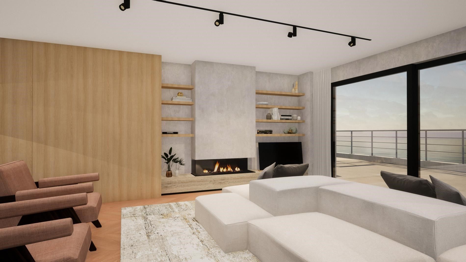 Unieke penthouse met frontaal zeezicht en ruim terras.  foto 28