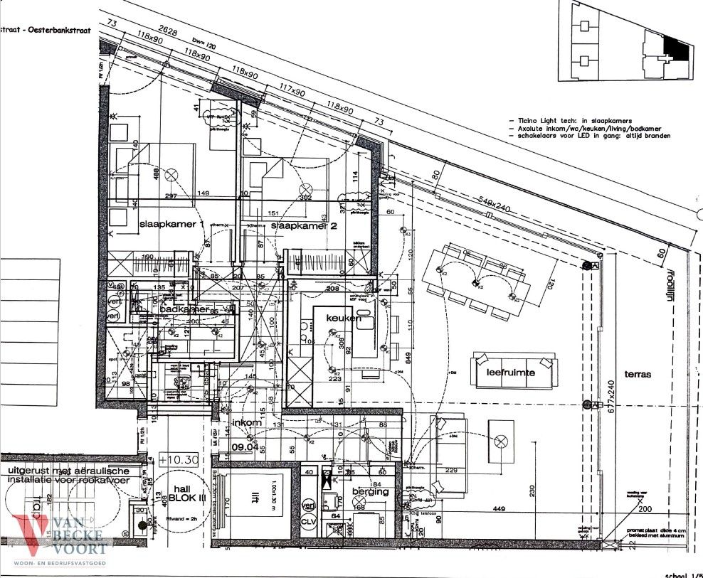 Standingvol hoek-appartement met zicht foto 22