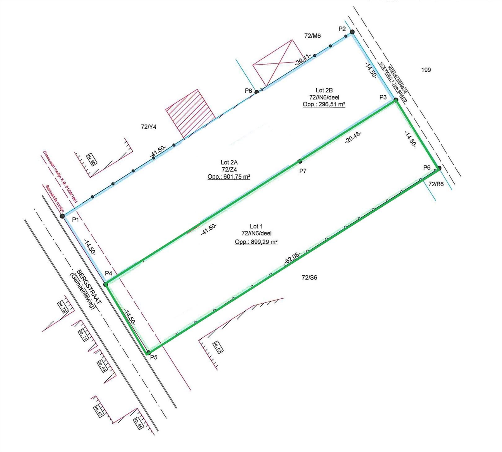 Bouwgrond voor open woning top gelegen aan het gemeentepark en in het hart van Kapellen. foto 1