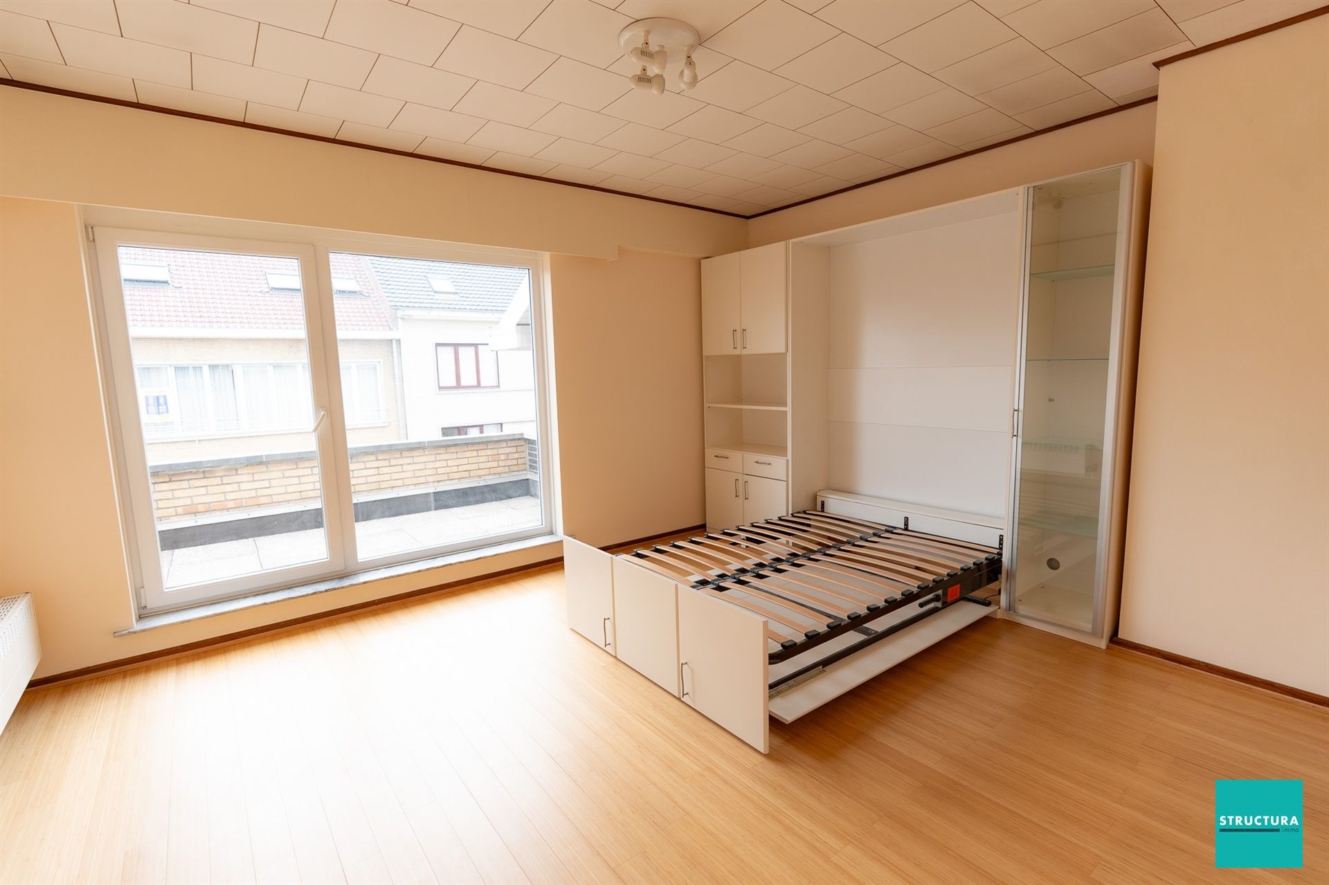 Appartement met 2 ruimte kamers en garage nabij Wemmel centrum foto 22