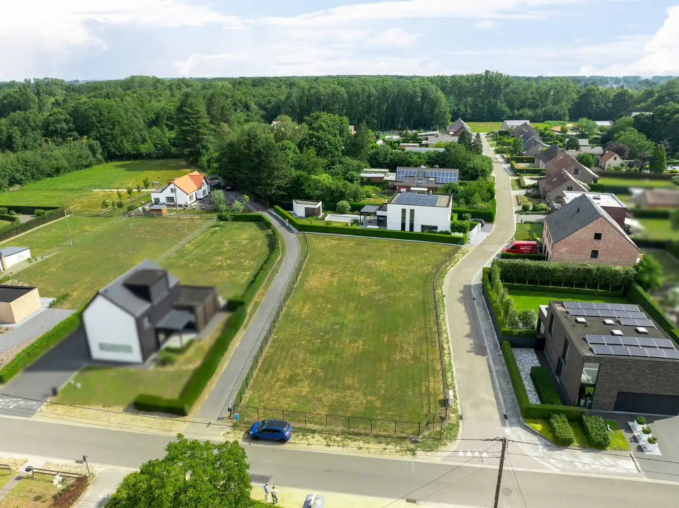 Bouwgrond open bebouwing op perceel van 596 m² te Begijnendijk foto 4