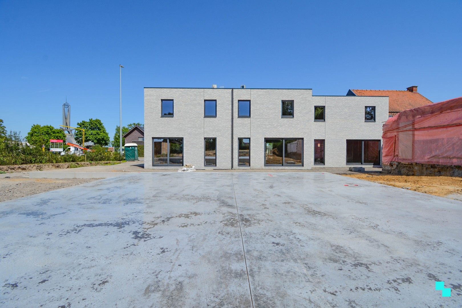 Halfopen nieuwbouwwoning met carport te Sleihage foto 9