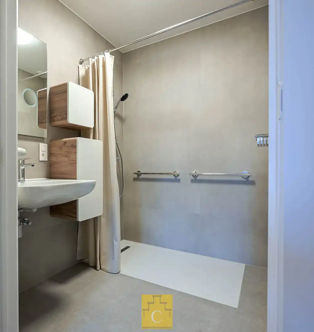 Volledig vernieuwde serviceflat met zonnig terras in een groene oase nabij het centrum van Brugge foto 23