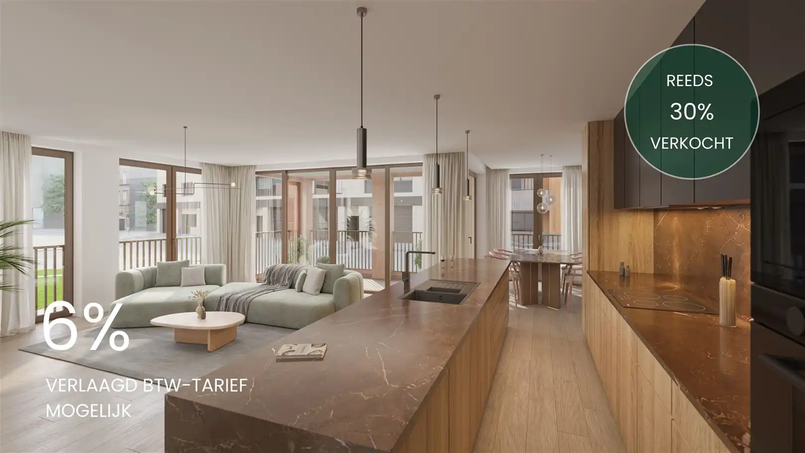 Nieuwbouwappartement in het Zegelpark foto {{pictureIndex}}