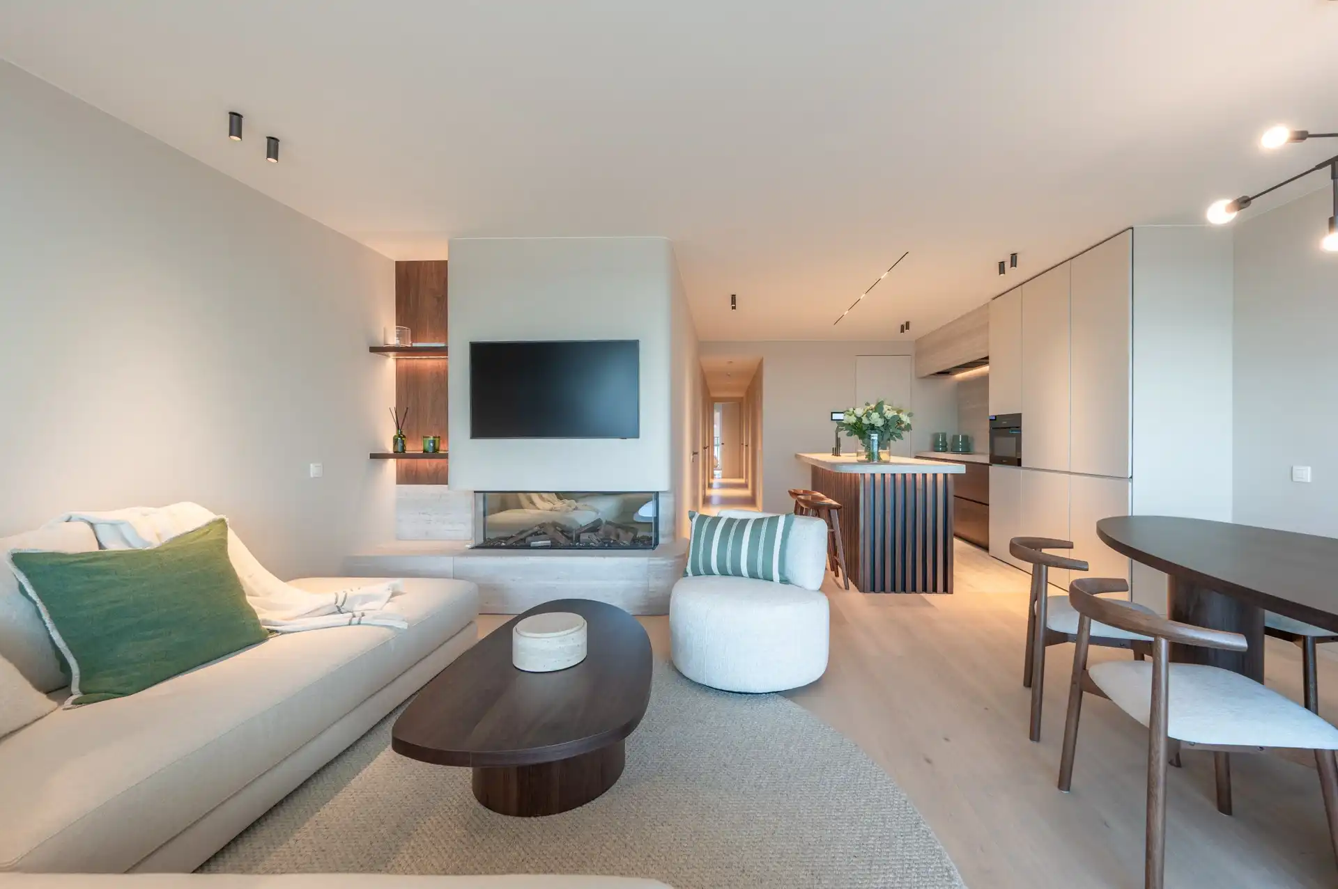 Luxueus afgewerkt nieuwbouwappartement met frontaal zeezicht, ruime terrassen, nabij het Albertplein.  foto 7