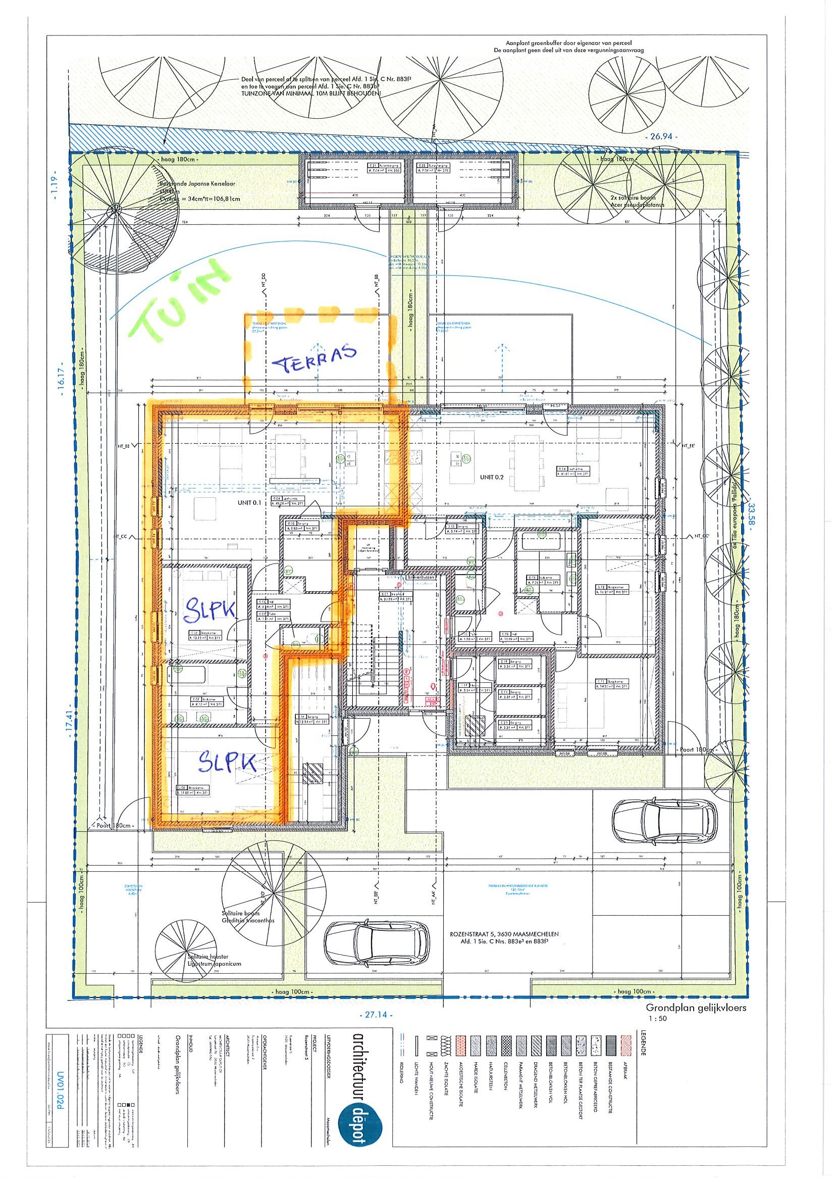 Luxe gelijkvloers appartement van 103m² met zonnig terras 23m² en tuin 199m² gelegen in het centrum van Maasmechelen.  foto 6