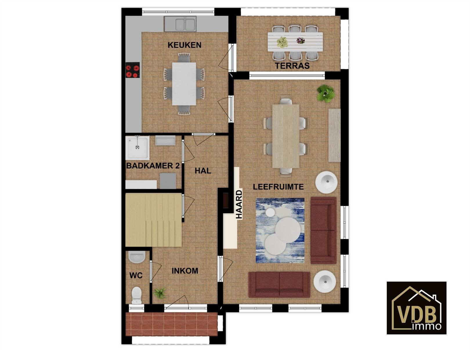 Instapklare halfopen bebouwing met 3 slaapkamers foto 18