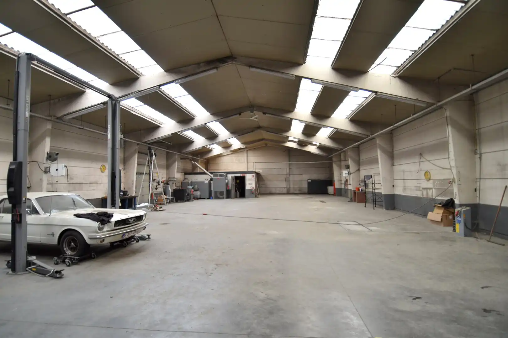 Loods met alleenstaande woning te koop in Bellegem op een perceel van 6.855 m² foto 3