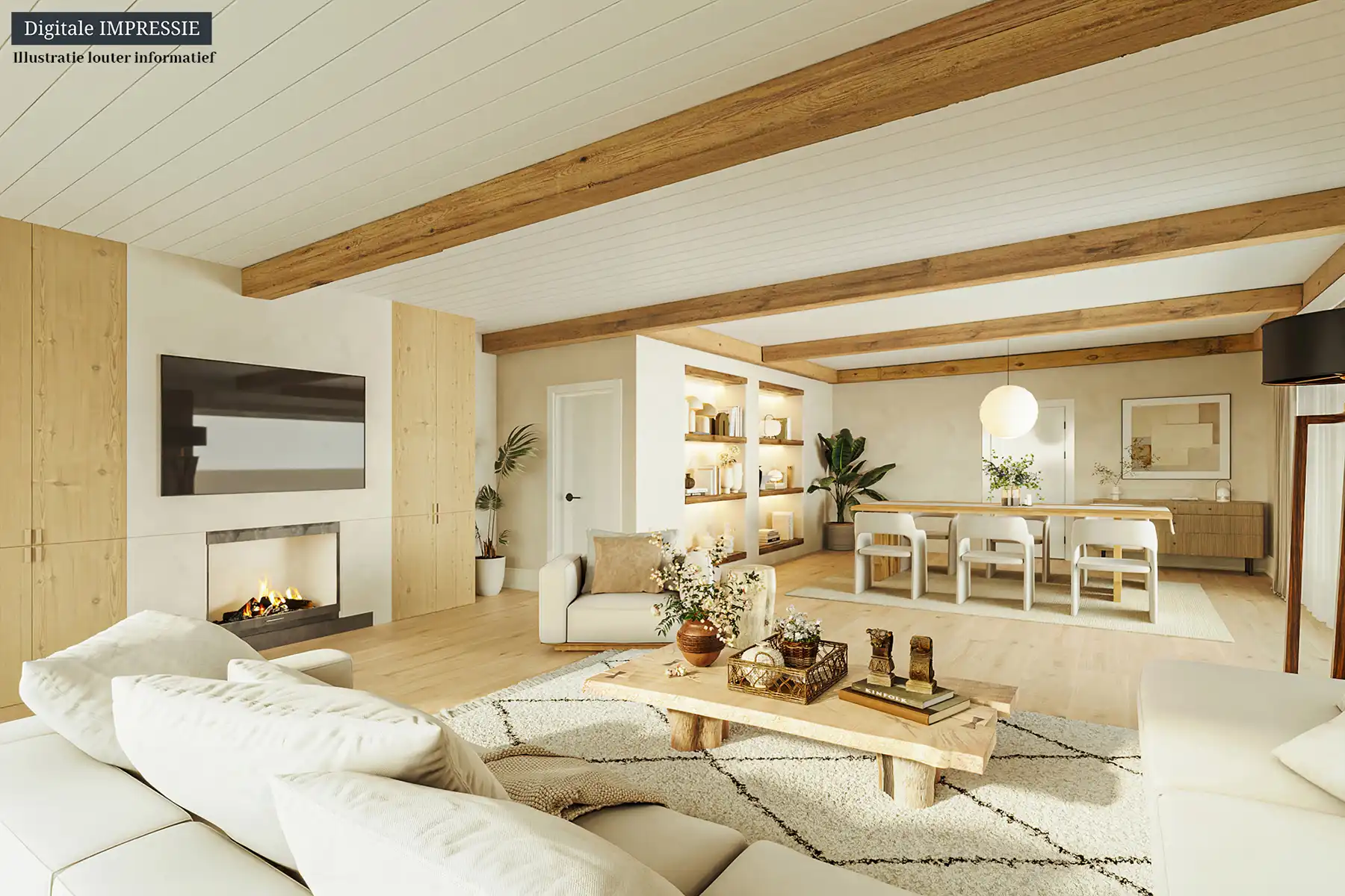 Charmante laagbouwvilla omgeven door permanente weilanden foto 8