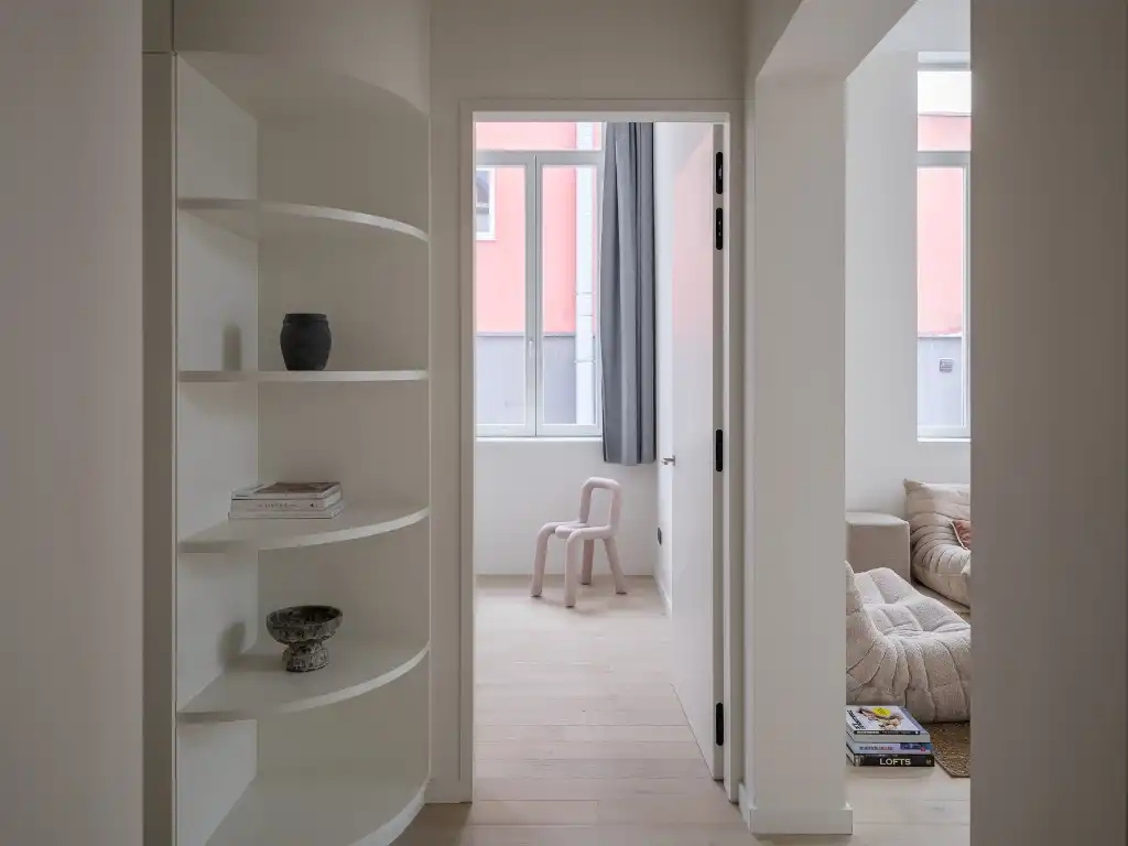 Architecturaal appartement (96 m2) met ruim buitenterras in centrum Gent foto 4