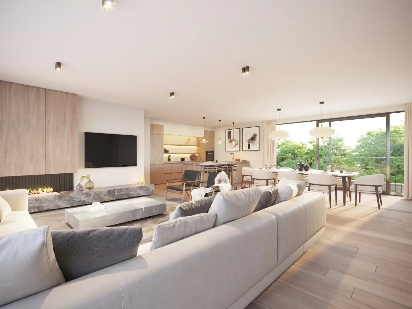 Gelijkvloers appartement 155 m², 3 slaapk en tuin 62 m² foto 9