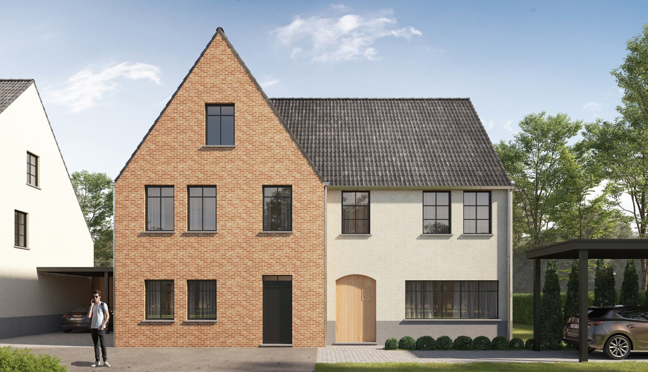 Landelijke, halfopen woning foto 4