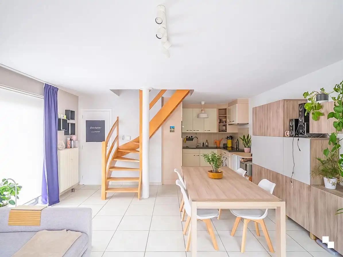 Duplex met twee slaapkamers in het hart van Merelbeke foto 8
