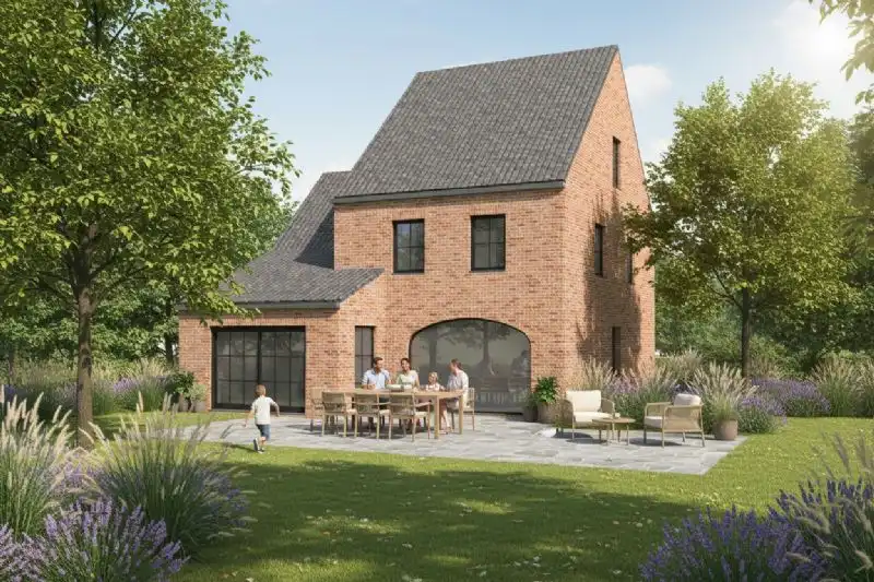 Nieuw te bouwen alleenstaande woning met vrije keuze van architectuur te Roeselare. foto 3