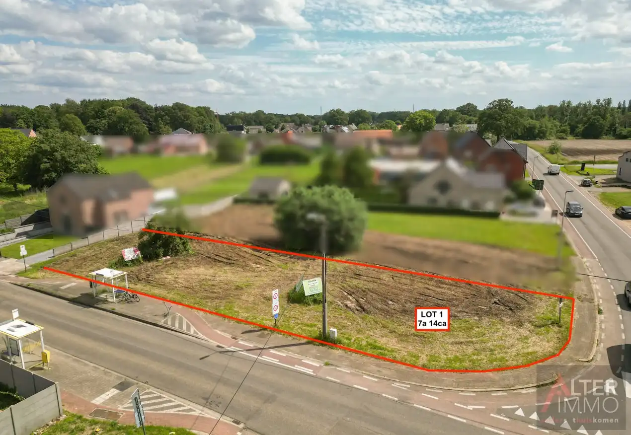 Gunstig gelegen bouwgrond van 7a 14ca voor een halfopen bebouwing. foto 2
