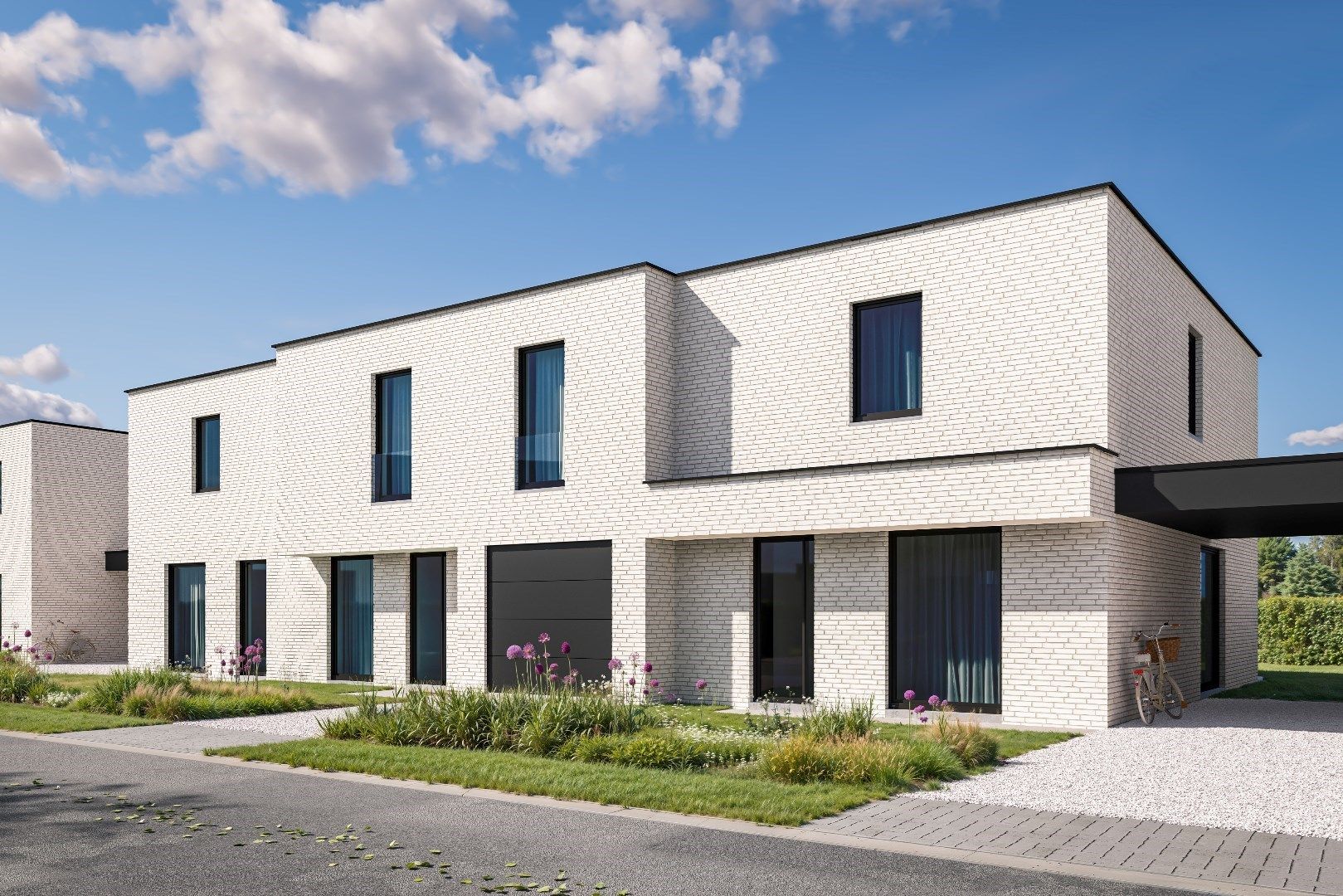 Moderne & energiezuinige halfopen nieuwbouwwoning in Waregem foto 1