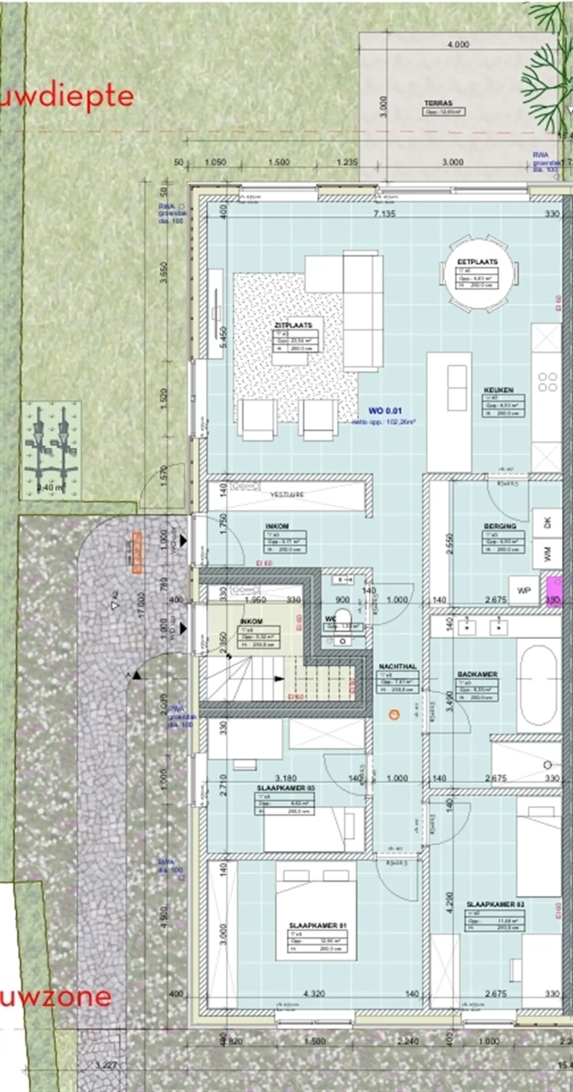 Nieuwbouwappartement met 3 slaapkamers en tuin! foto 14