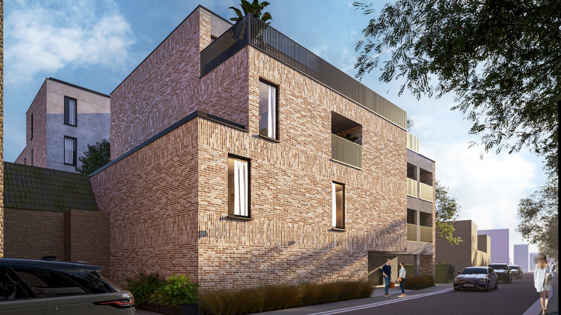 Nieuwbouwappartement met 2 slaapkamers en ruim terras uitgevend op het groene Mottepark, in res. De Motte, vlakbij het centrum van Hoeselt foto 7