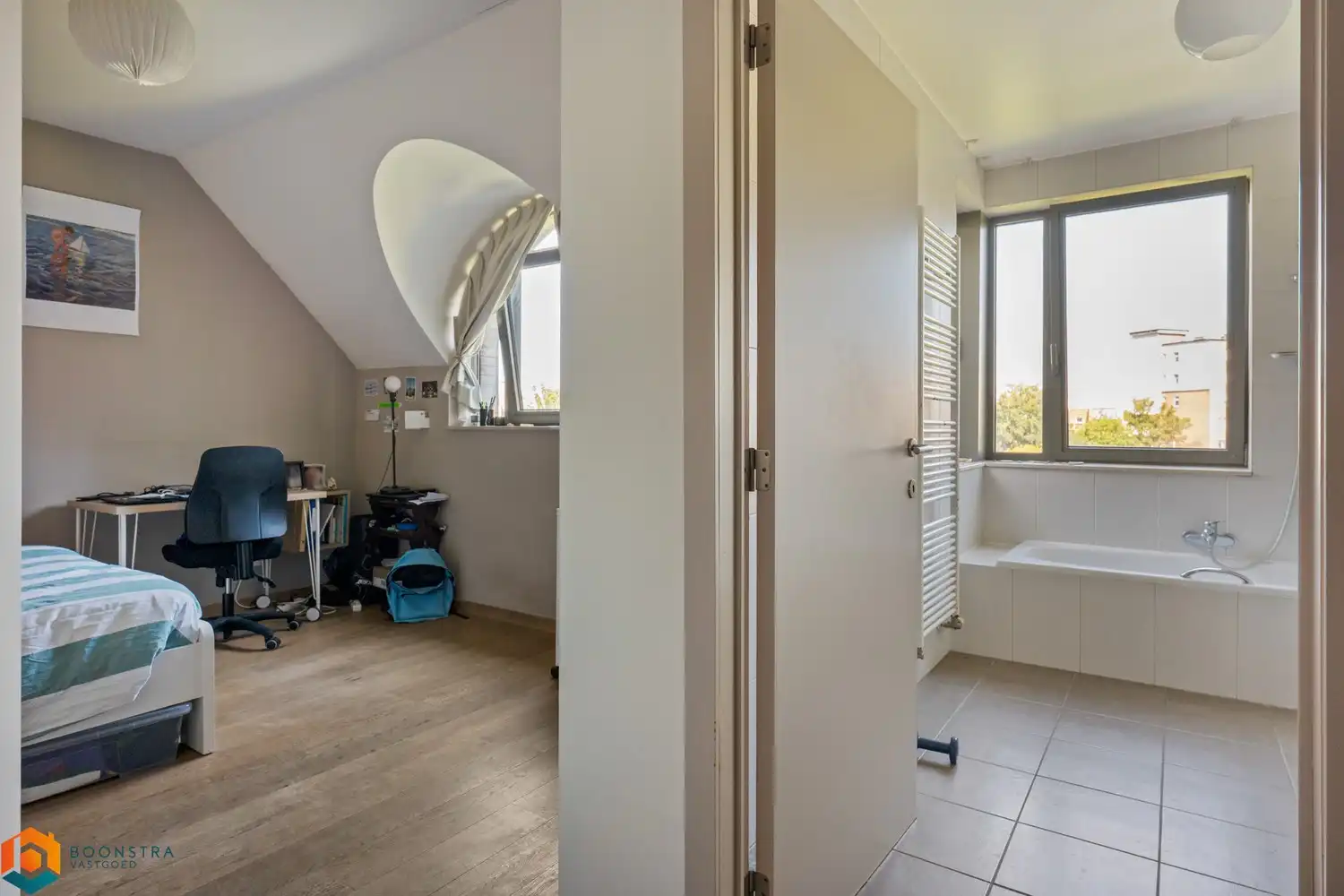 Ruim duplex appartement met 2 slpkrs op een toplocatie in Elsene foto 13
