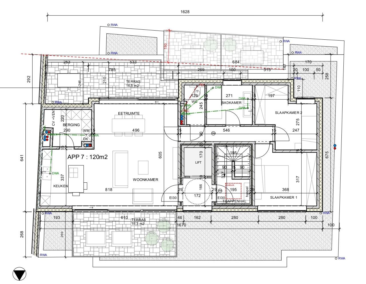 Nieuwbouwappartement van 120m² met 2 slaapkamers en autostandplaats foto 5