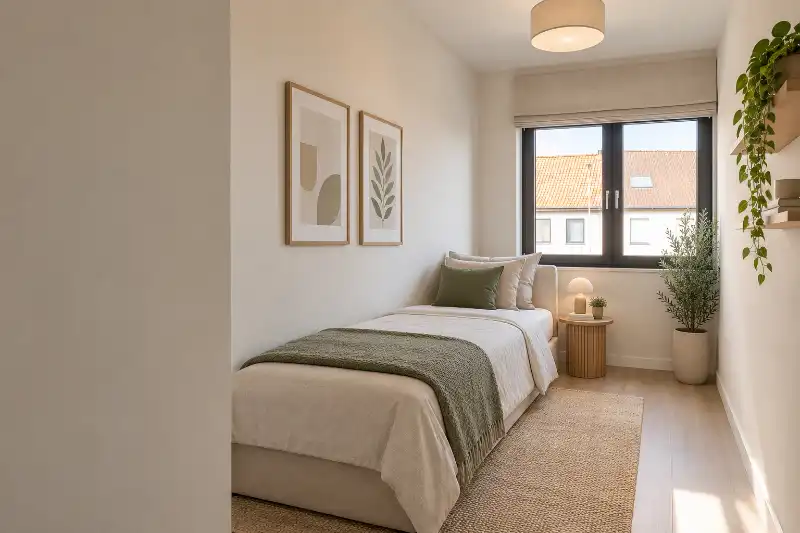 Instapklare, halfopen woning met 5 slaapkamers, bureau, tuin, volledig ingerichte keuken...(energielabel B) foto 10