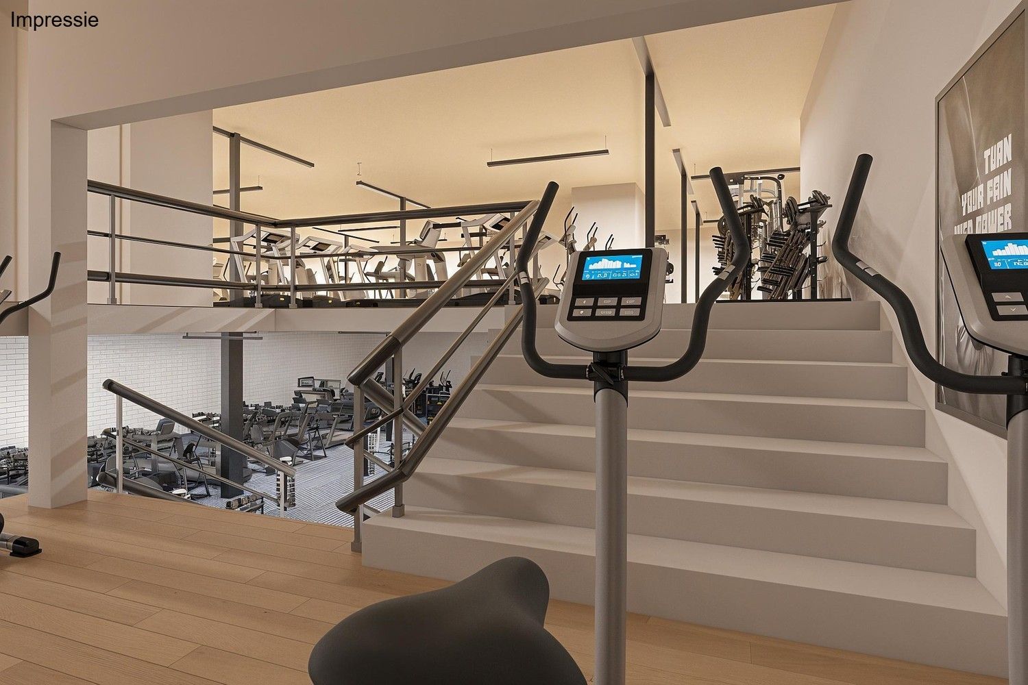 Handelsruimte met luxe duplex-appartement en verhuurde loodsen op het industrieterrein in Lanaken foto 15