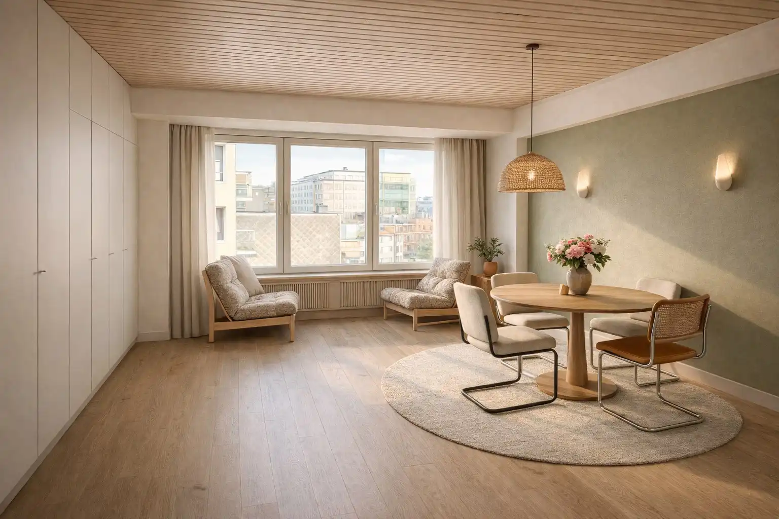 Gezellig hoekappartement met zicht op zee vanop de tweede lijn foto {{pictureIndex}}
