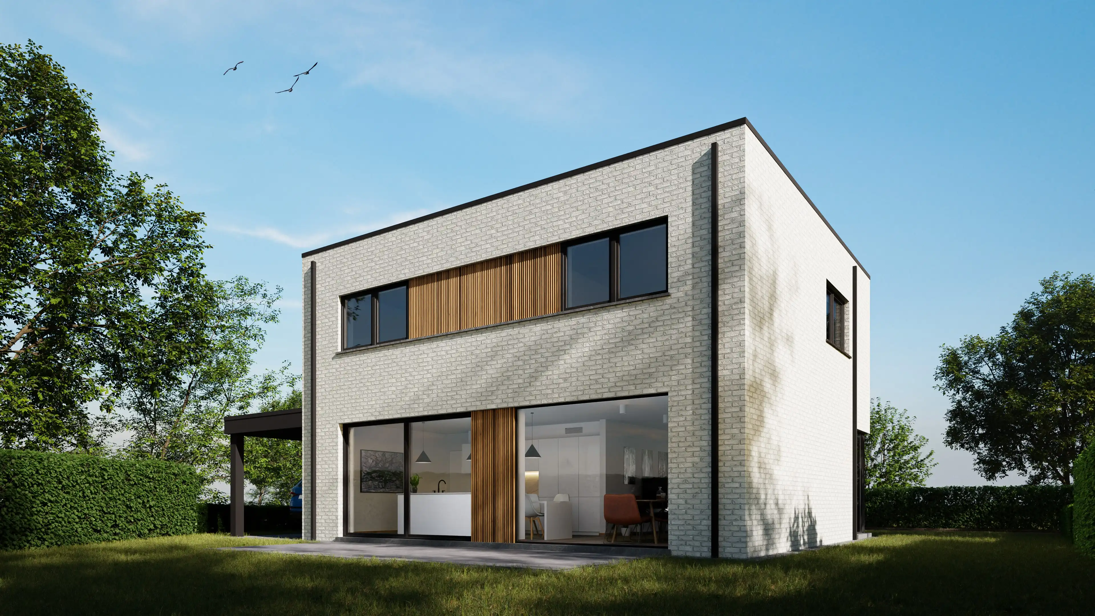 Moderne, energiezuinige nieuwbouwwoning in Olsene foto 3