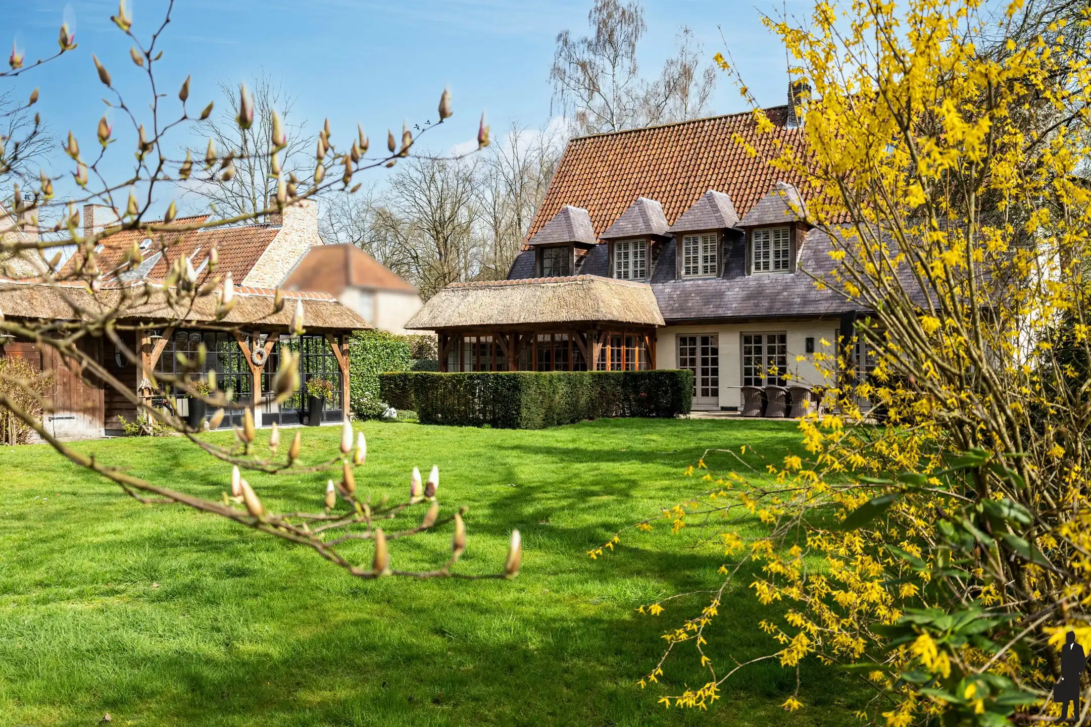 Prachtige villa met uitzicht op de weilanden van het kasteel foto 33