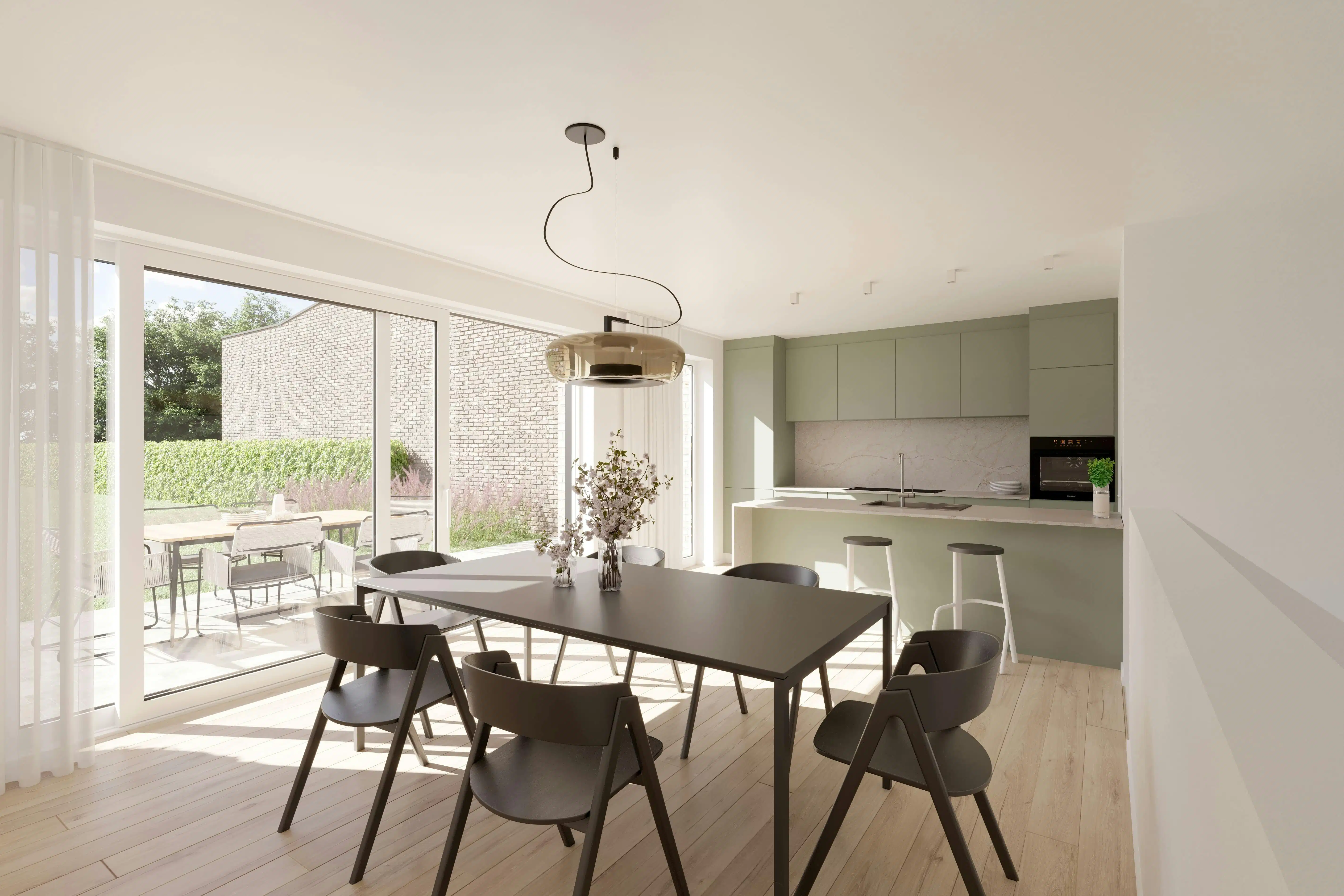 Moderne nieuwbouwwoning met 3 slaapkamers in Vilvoorde foto {{pictureIndex}}