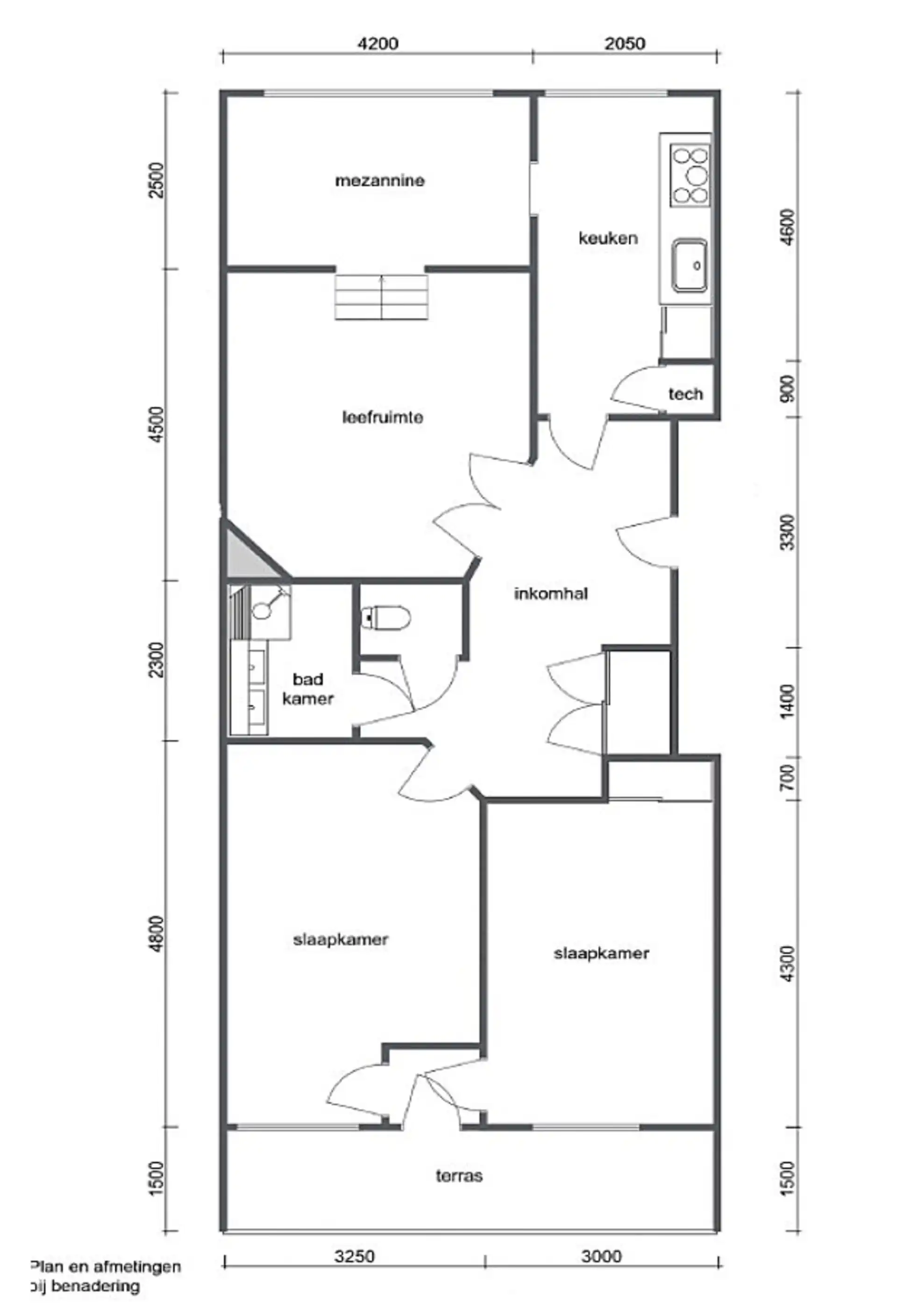 Instapklaar 2-slaapkamerappartement met terras en EPC-B foto 16