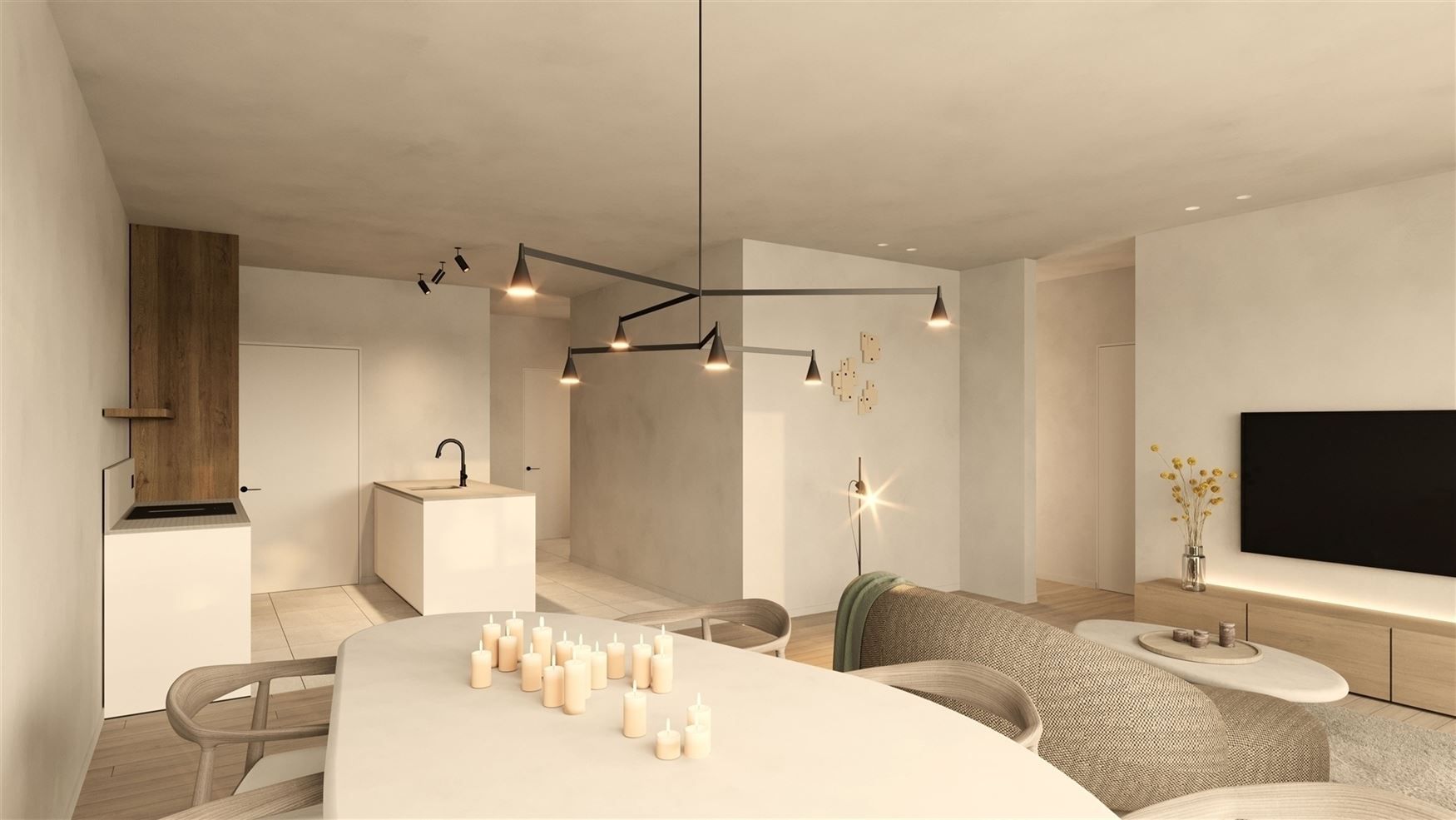 Zonovergoten tuinappartement aan de rand van Gent foto 2