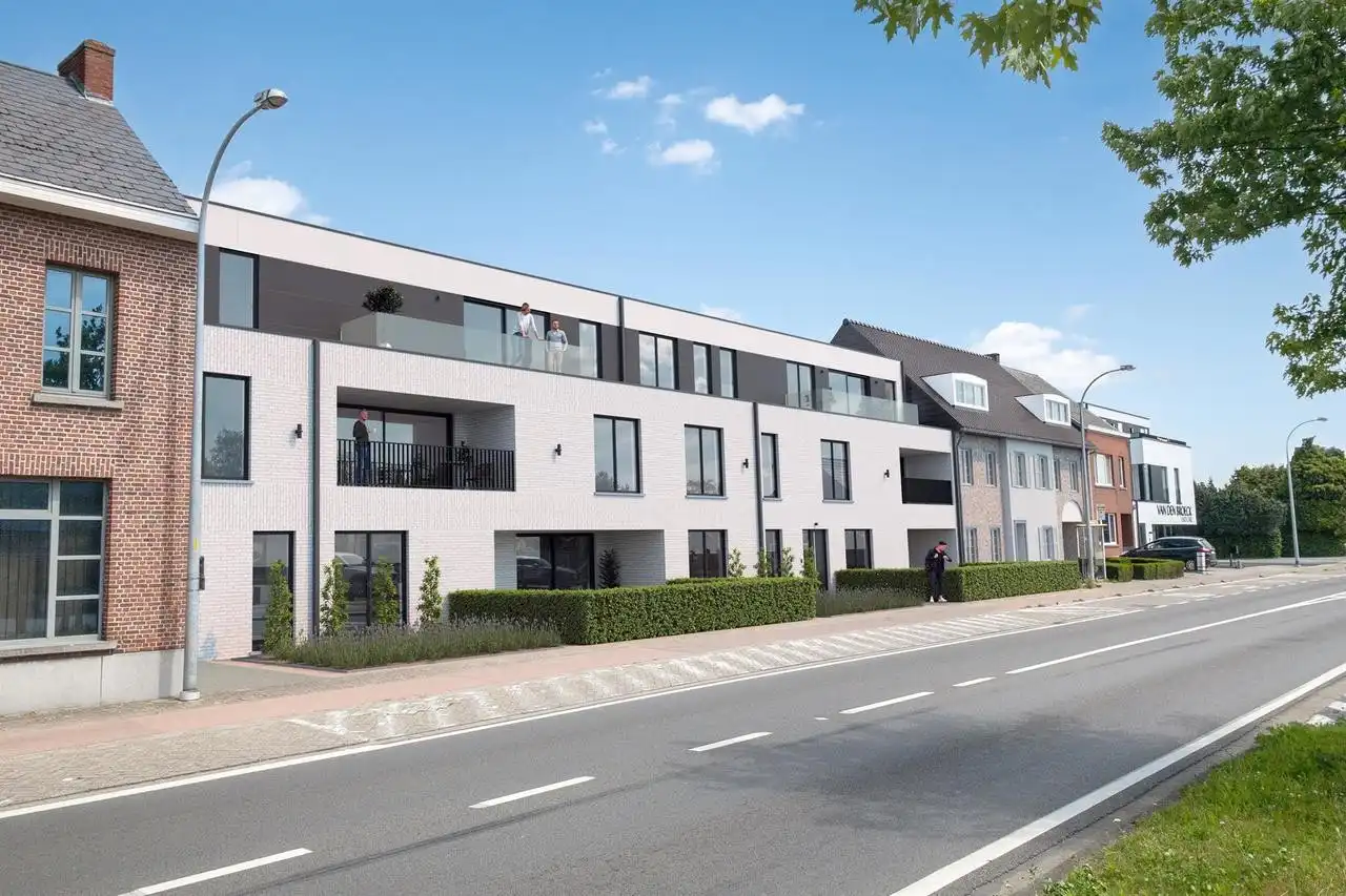 Nieuwbouwproject Mechelbaan 222-224 – 15 appartementen te huur vanaf 1 november foto {{pictureIndex}}
