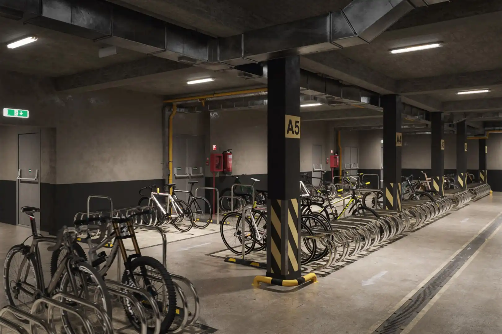 STUDIO van ca. 62m² met uitzonderlijke plafondhoogte van 3 meter en 2 TERRASSEN foto 3