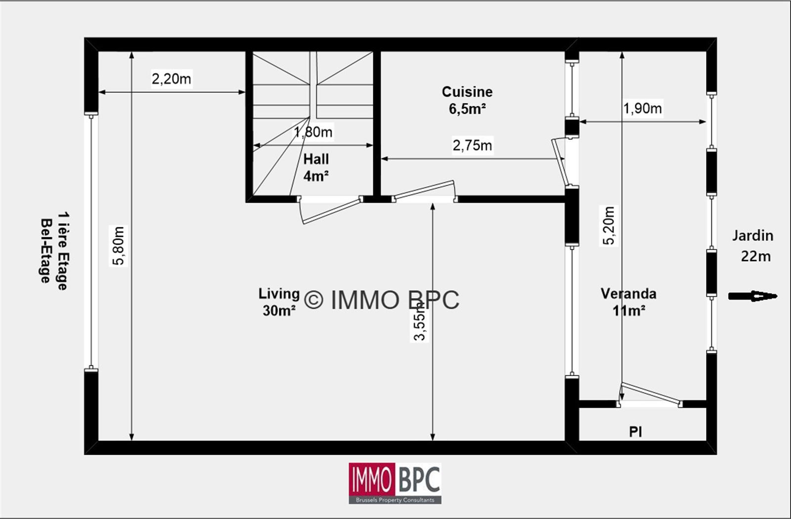 Charmante gezinswoning met grote tuin in rustige buurt van Ganshoren foto 33