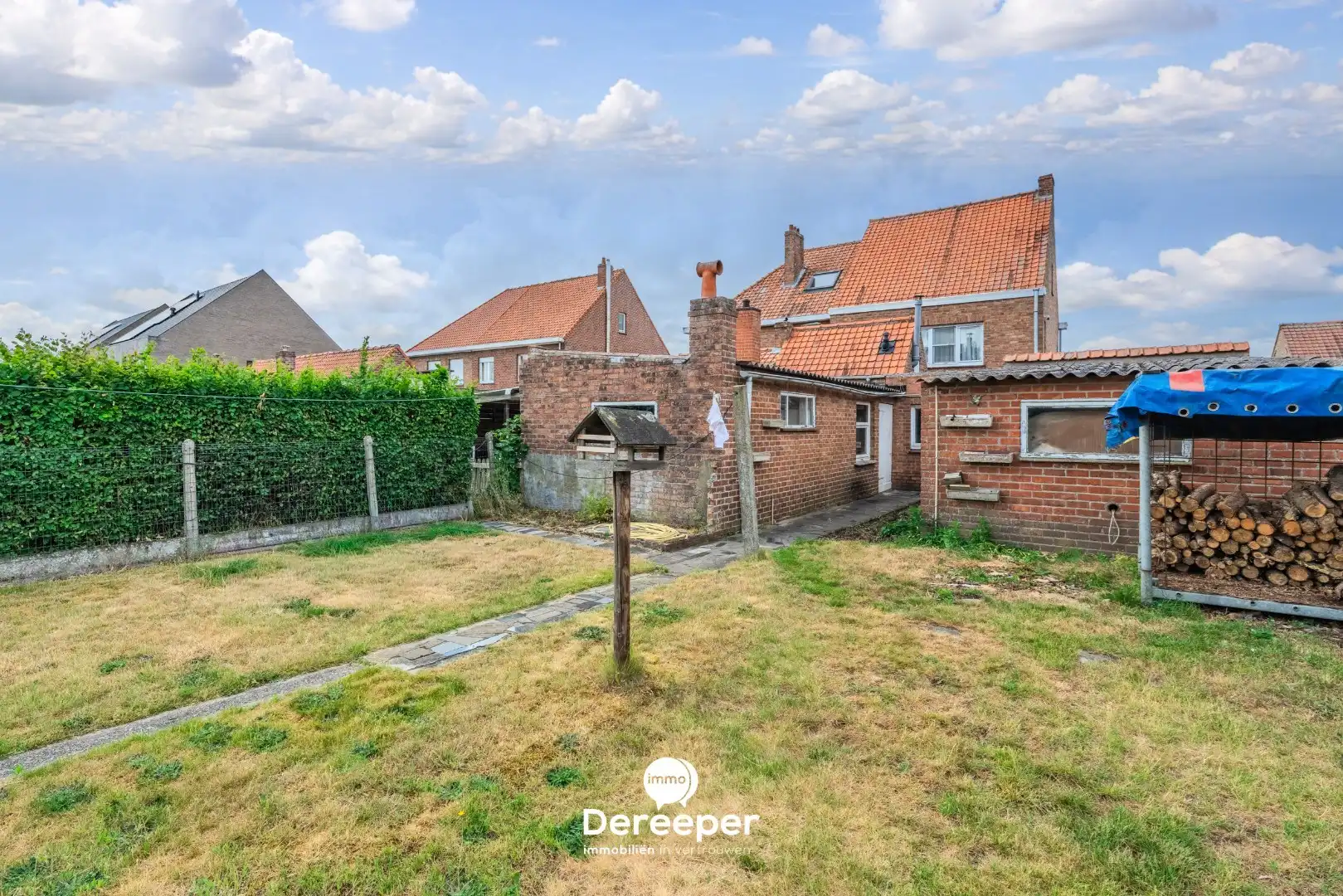 Te renoveren halfopen woning met zuidgerichte tuin op 571 m² in Jabbeke foto 13