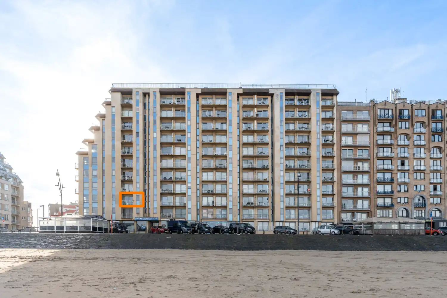 Eén slaapkamer appartement met frontaal zeezicht foto 18