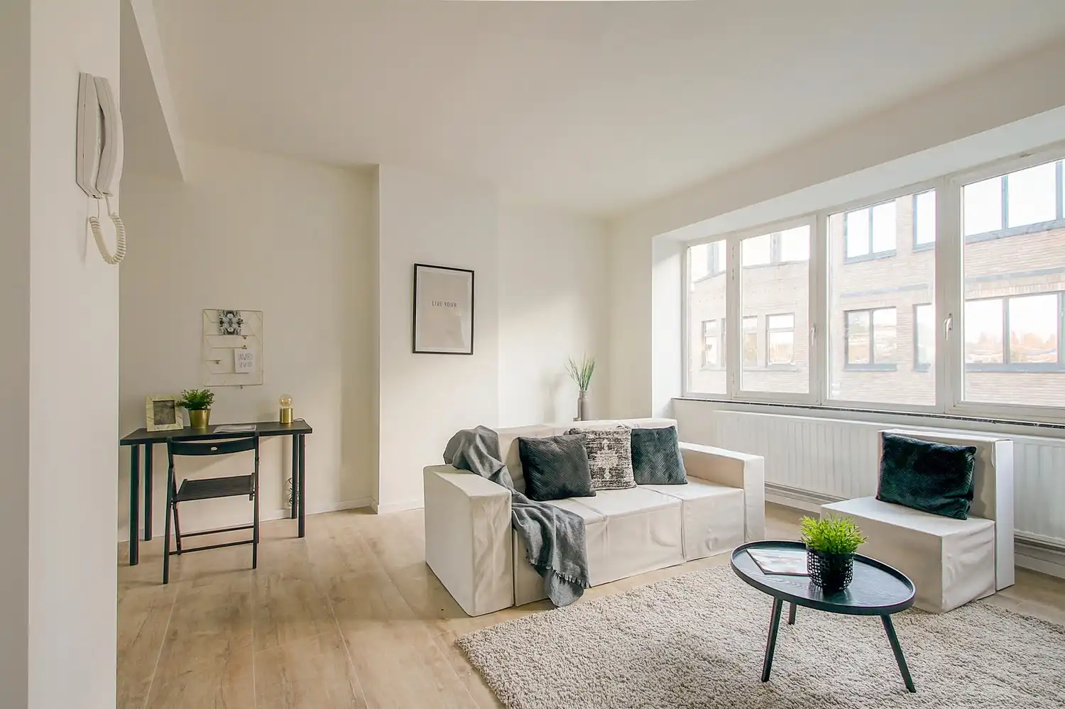 Uniek multifunctioneel gebouw met polyvalente ruimte (±300 m²) en gerenoveerde triplexwoning met terras. foto 17