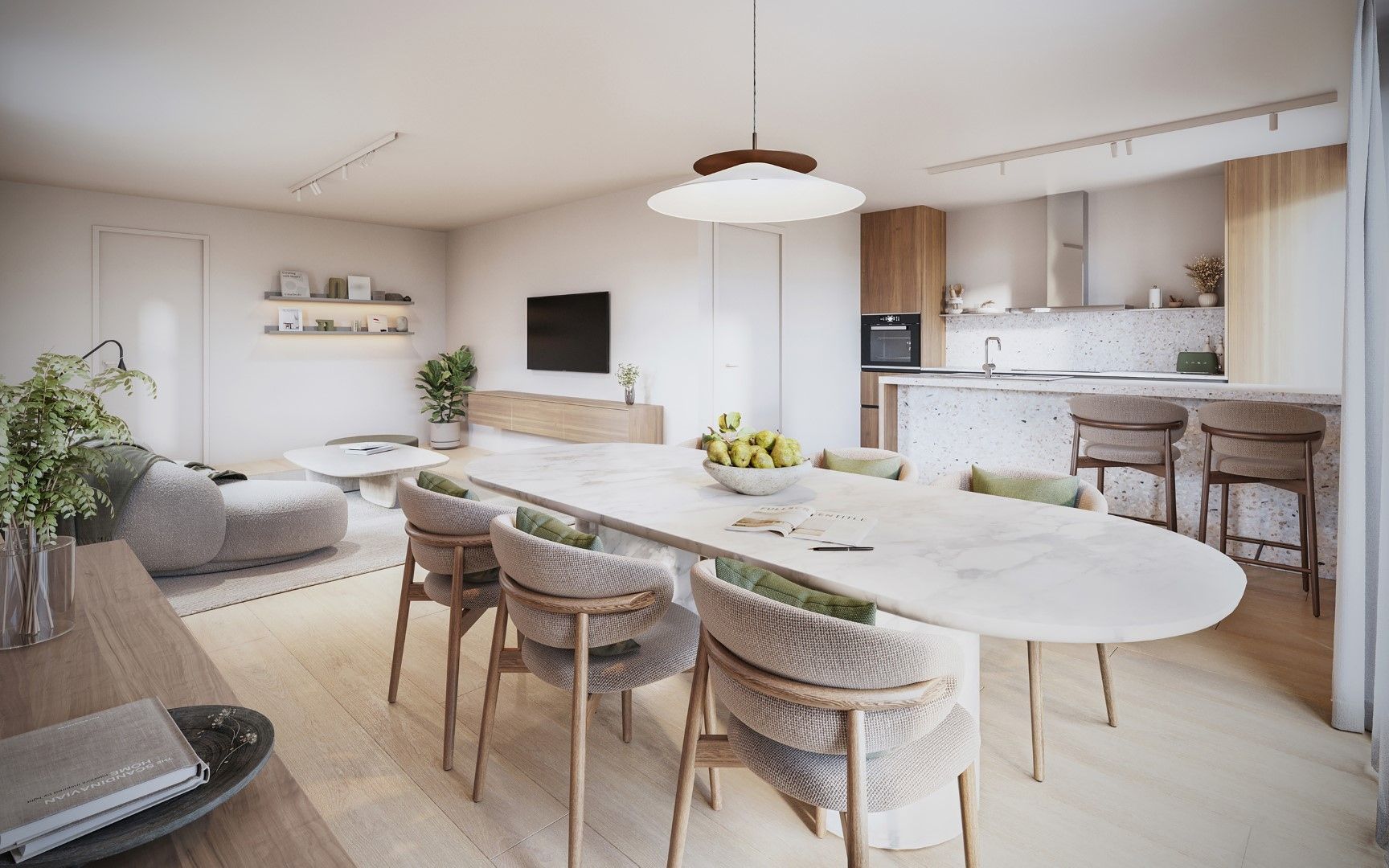 Ruime energiezuinige halfopen bebouwing met garage foto 3