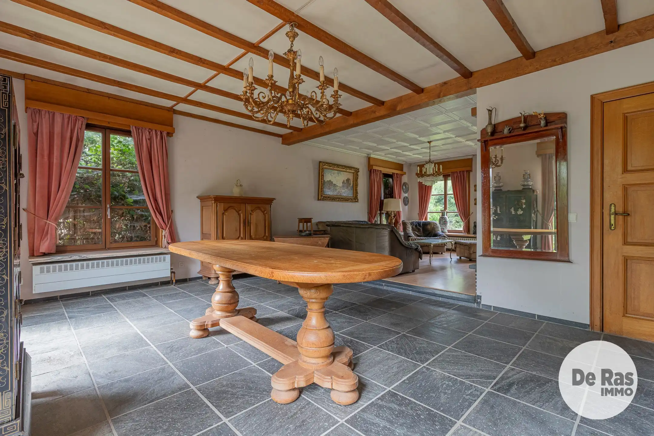 WICHELEN - Te renoveren landbouwwoning met weide en serre foto 6