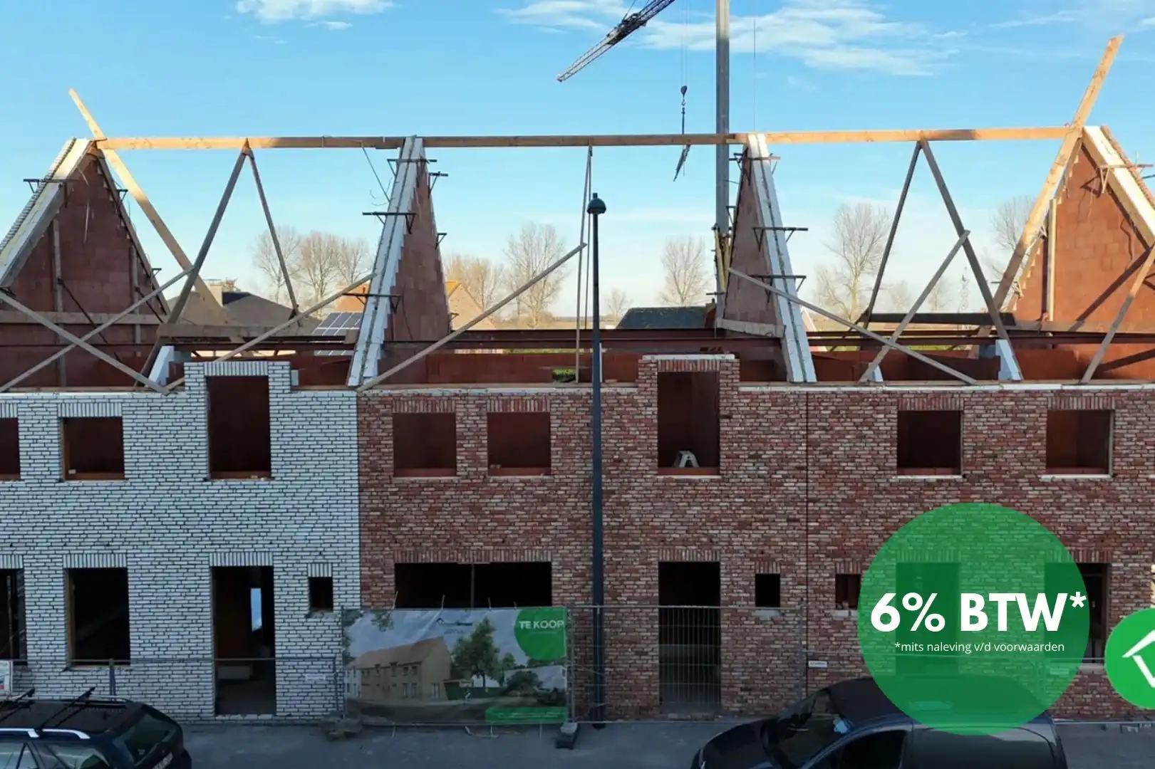 Nieuwbouwwoning met 3 slaapkamers en tuin te Koekelare  foto {{pictureIndex}}