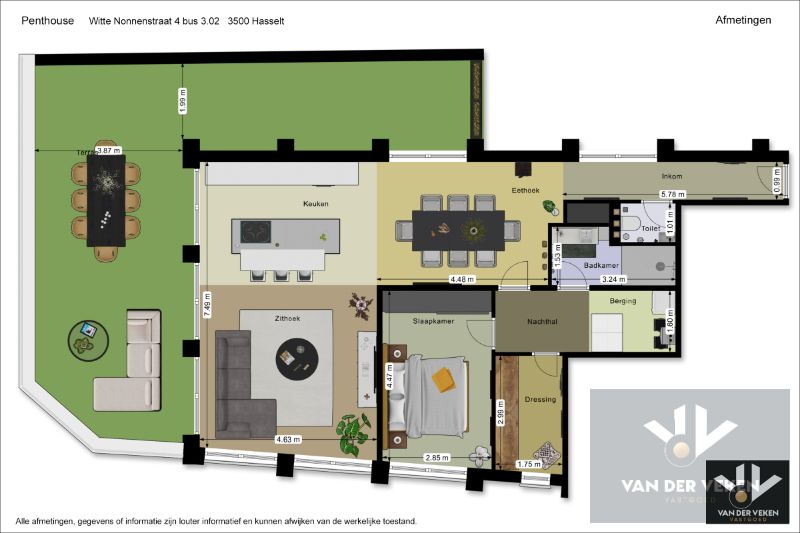 LUXUEUS AFGEWERKT PENTHOUSE IN HARTJE HASSELT foto 22
