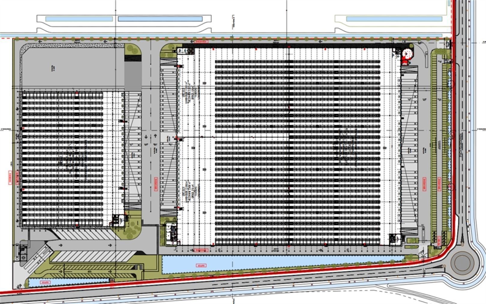 Ultramodern koolstofneutraal logistiek gebouw foto 21