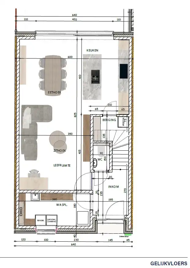 Nieuwbouwwoning met 3 slaapkamers en E-peil 10 te Veurne  foto 4