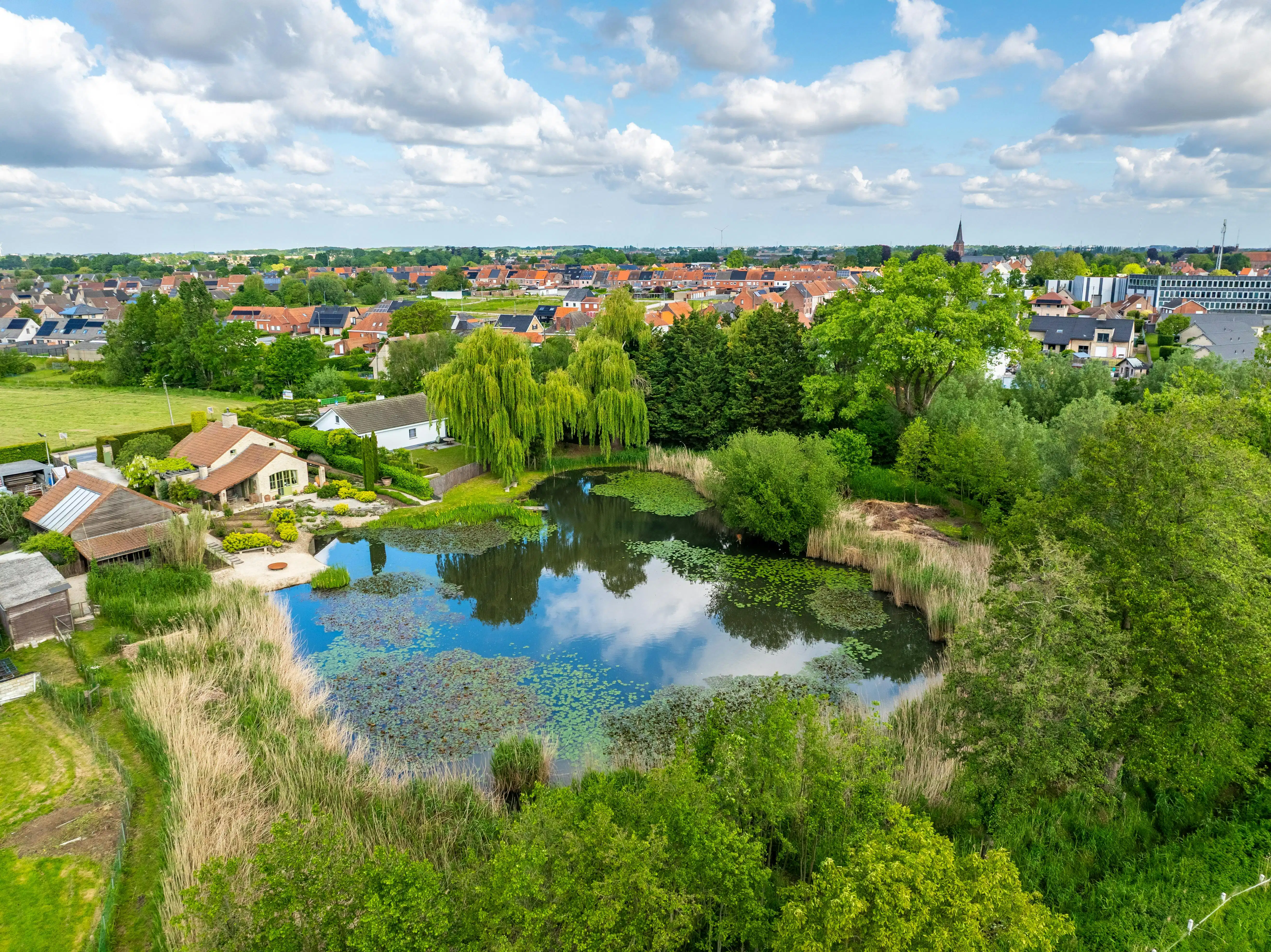 Alleenstaand huis te Meulebeke met prachtige tuin en vijver! foto 2