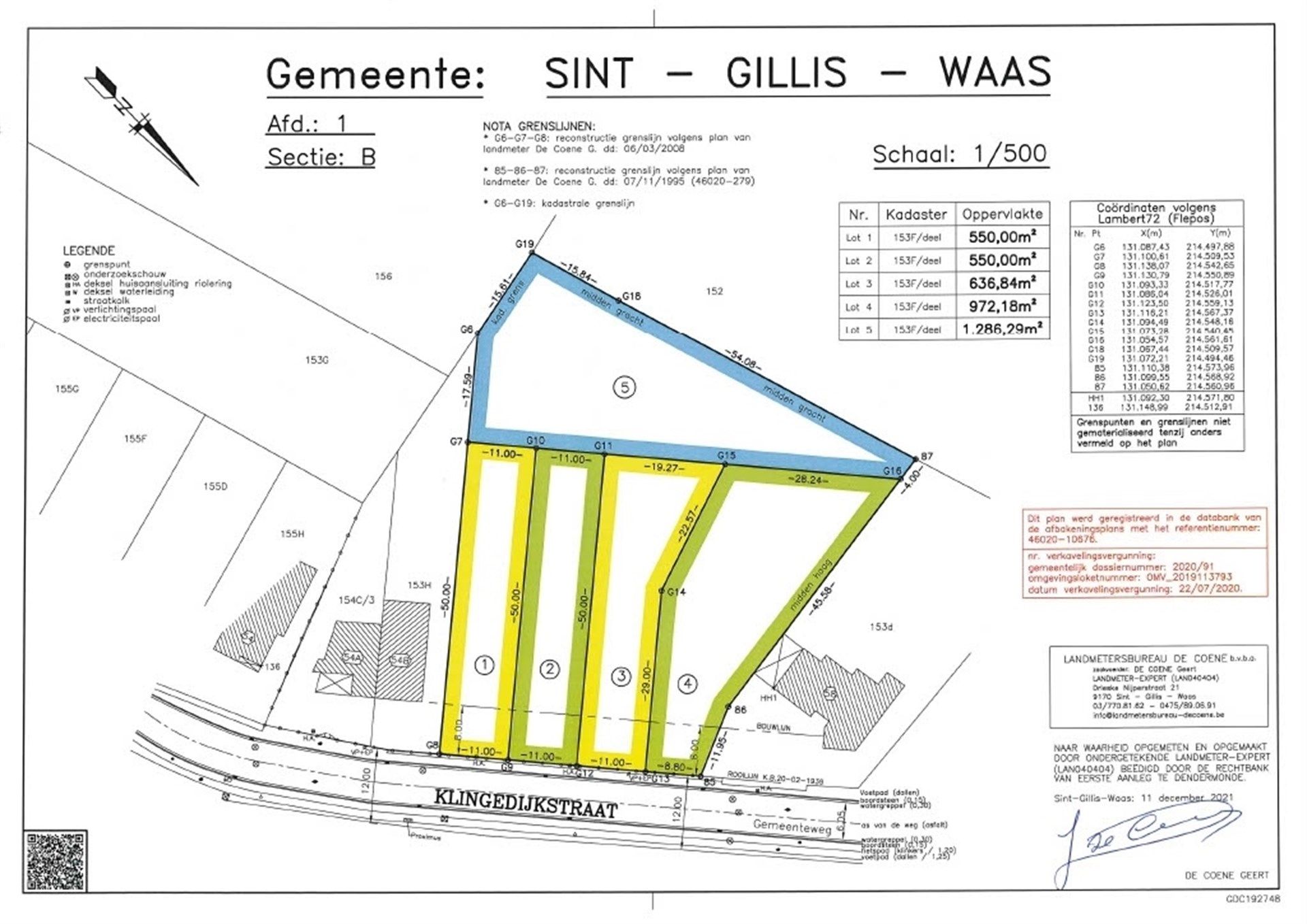 Uitstekend gelegen perceel bouwgrond voor een halfopen bebouwing (640m² + 445m²) foto 4