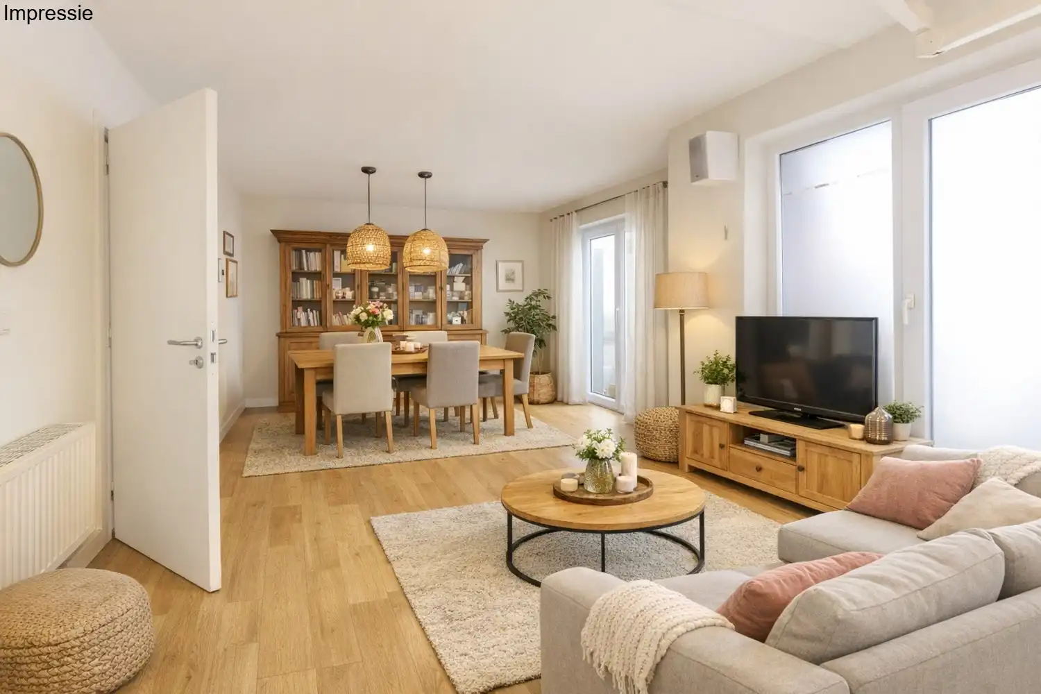 Appartement met drie slaapkamers, momenteel ingericht als dokterspraktijk in Maasmechelen. foto 10