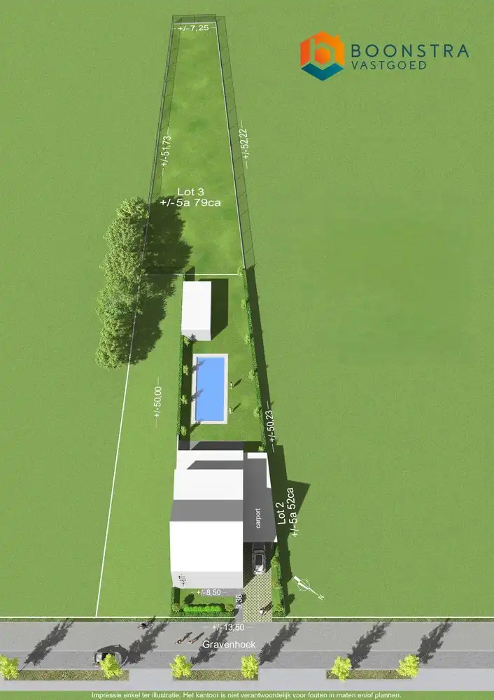 Bouwgrond halfopen bebouwing op perceel van 1131 m² te Putte foto 2